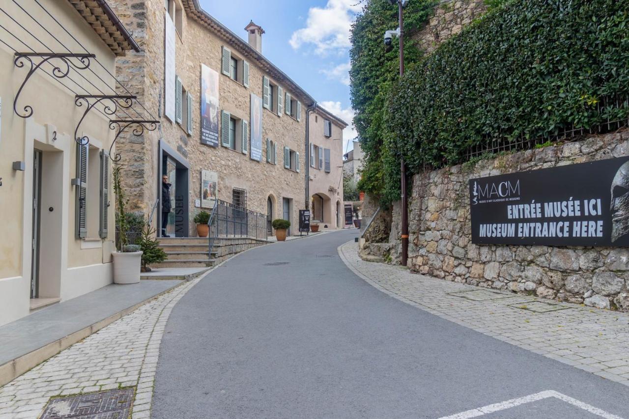 Mougins Collection: Alpine View Villa in Old Village Heart Exterior photo